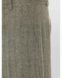 Circolo 1901 - Herringbone Straight-Leg Suit Trousers - Lyst