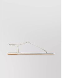 Rene Caovilla - Leather Thong Sandals - Lyst