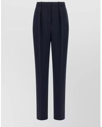 Elisabetta Franchi - High-Rise Straight-Leg Suit Trousers - Lyst