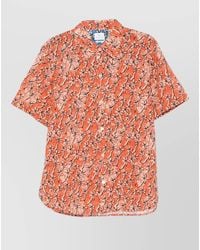 Paul Smith - Meadow Floral Cotton Short Sleeve Shirt - Lyst