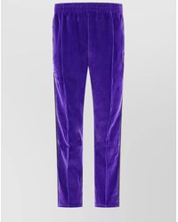 Needles - Velour Track Trousers Side Stripes - Lyst