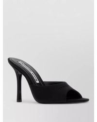 Alexander Wang - Fabric Mules Open Toe Stiletto Heel - Lyst