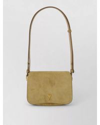 Ami Paris - Paris Shoulder Bag Leather Crossbody - Lyst