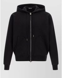 Tom Ford - Hooded Cotton Jacket Drawstring Kangaroo Pockets - Lyst