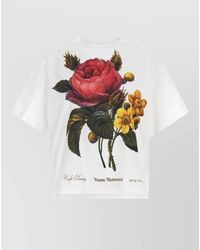 Vivienne Westwood - Flower Box Graphic Floral Print T Shirt - Lyst