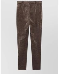 Gucci - Tailored Pants Belt Loops Back Pockets - Lyst