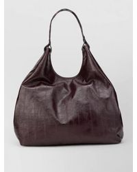 Gianni Chiarini - Leather Shoulder Tote Bag Large Capacity - Lyst