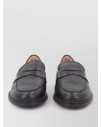 Tod's - Leather Loafers Round Toe Penny Strap - Lyst