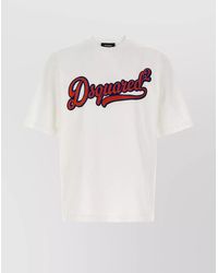 DSquared² - Cotton Logo Embroidered Short-Sleeve T-Shirt - Lyst