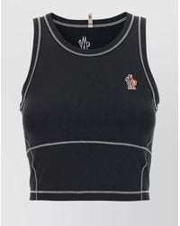 Moncler - Logo Patch Sporty Top - Lyst