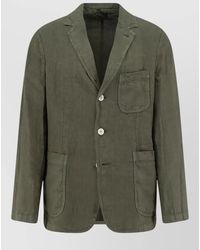 Aspesi - Jacket Chest Pocket Long Sleeves Notched Lapel - Lyst