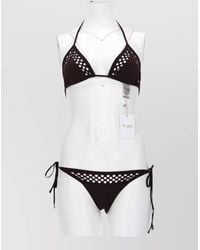The Attico - Cut Out Halter Neck Tie Side Bikini - Lyst