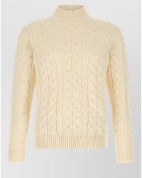 Zanone - Virgin Wool Cable Knit Turtleneck Jumper - Lyst