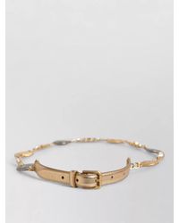Dolce & Gabbana - Crystal Embellished Chain Belt - Lyst