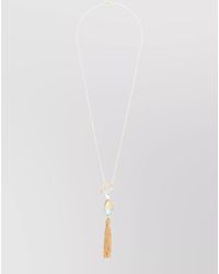 forte_forte - Glass Bead Tassel Necklace - Lyst
