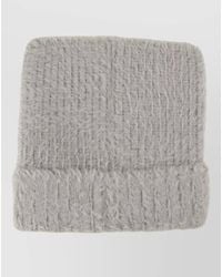 CASABLANCA - Fluffy Nylon Beanie - Lyst