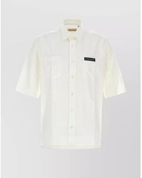 NAMACHEKO Short Sleeve Shirts in White for Men | Lyst