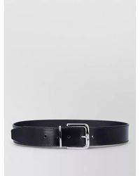 Frankie Shop - Sarno Leather Belt Smooth Wide Strap - Lyst