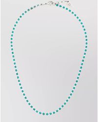 forte_forte - Crystal Choker Necklace Heart Charm Detail - Lyst