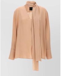 Givenchy - Silk Pussy Bow Blouse - Lyst