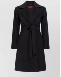 Max Mara - Virgin Wool Single Breasted Coat - Lyst