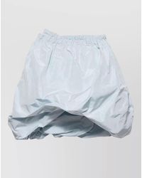 Prada - Taffeta Skirt Featuring Gathered Detail Pockets - Lyst