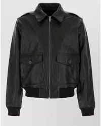 A.P.C. - Leather Jacket - Lyst
