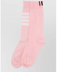 Thom Browne - Lingerie Mid Calf Length Ribbed Cuff Stripes - Lyst