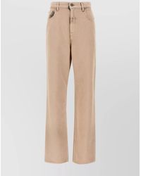 Golden Goose - Cotton Straight-Leg Jeans - Lyst