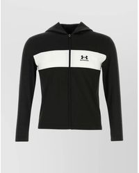 Balenciaga - Long-Sleeve Hooded Zip Sweatshirt - Lyst
