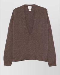Alysi - Cashmere V-Neck Jumper - Lyst