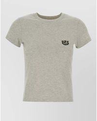 KENZO - Cotton Embroidered Crewneck Short-Sleeve T-Shirt - Lyst