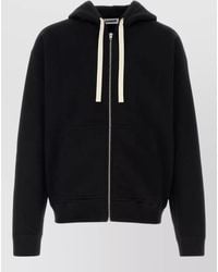 Jil Sander - Cotton Hooded Jacket - Lyst
