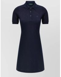 Courreges - Piqué Polo Knee-Length Dress - Lyst