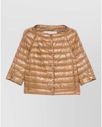 Herno - Down Coat Quilted Design Cuffs - Lyst