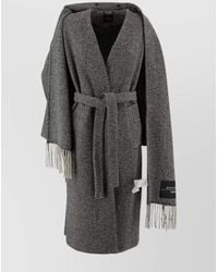 Weekend by Maxmara - Tweed Wool Dressing Gown Coat - Lyst