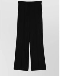 Balmain - Virgin Wool Straight-Leg Trousers - Lyst