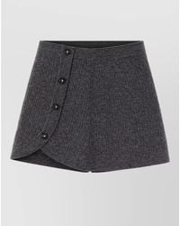THE GARMENT - Como Miniskirt Asymmetrical Hem Buttons - Lyst