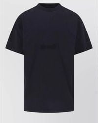 Balenciaga - Crew Neck Cotton Jersey Short Sleeve T-Shirt - Lyst