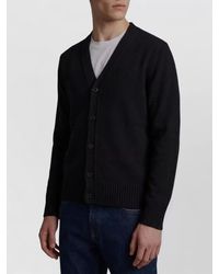 Ami Paris - Cashmere V-Neck Ribbed Regular-Fit Cardigan - Lyst