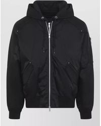 Moose Knuckles - Recycled Nylon Satin Relaxed-Fit Hooded Bomber Jacket - Lyst