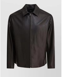 Vince - Lamb Leather Jacket - Lyst