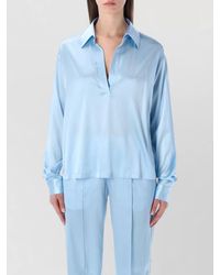 Tom Ford - Silk Satin Polo Shirt Long Sleeves - Lyst