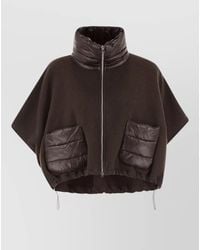 Herno - Wool Nylon Short Quilted Down Jacket - Lyst