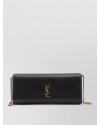 Saint Laurent - Kate Leather Clutch Bag - Lyst