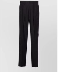 Tom Ford - Wool High-Rise Wide-Leg Pleated Tailored Trousers - Lyst