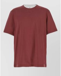 Brunello Cucinelli - Cotton Regular-Fit Crew-Neck Short-Sleeve T-Shirt - Lyst