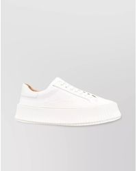 Jil Sander - Leather Low-Top Sneakers - Lyst