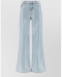 7 For All Mankind - Denim Wide-Leg Jeans - Lyst