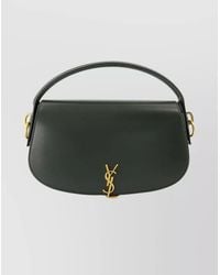 Saint Laurent - Voltaire Box Leather Cross-Body Bag - Lyst